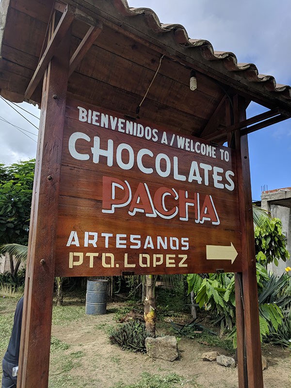 Chocoloteria in Puerto Lopez